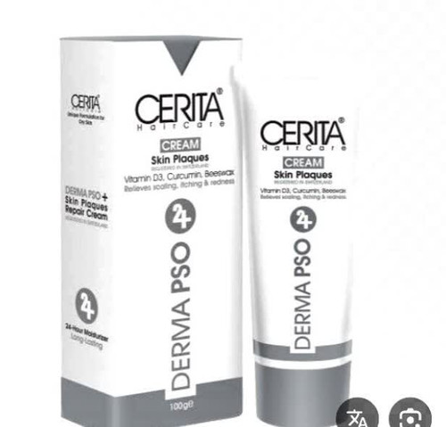 کرم ترمیم کننده پوسته های بدن سریتا قابل استفاده برای پوست های خشک Derma pso
