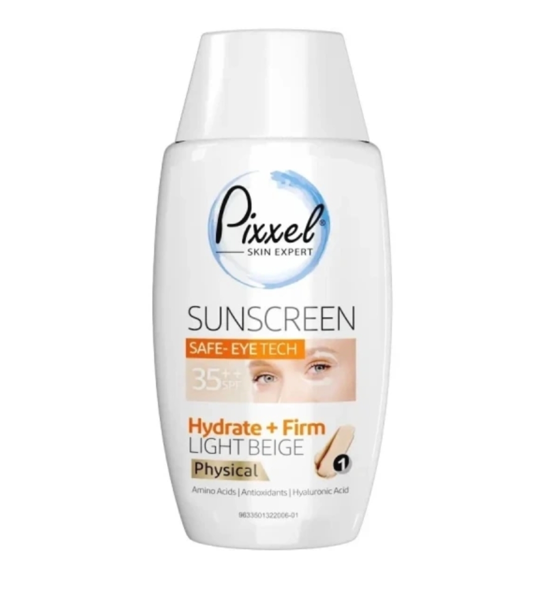 کرم ضد آفتاب دور چشم و صورت پیکسل رنگ پژ روشن با SPF 35 حجم ۵۰ میل