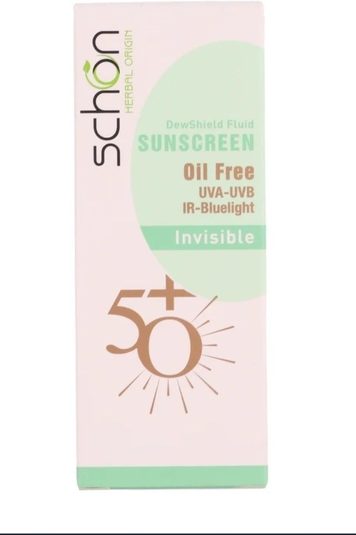 کرم ضد آفتاب فلوئید شون بی رنگ مدل Invisible حجم ۵۰ میل SPF 50