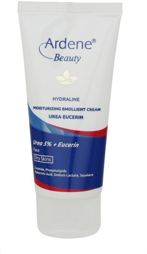 کرم مرطوب کننده و نرم کننده صورت آردن بیوتی مدل hidraline اوره5%+اوسرین مناسب پوست های خشک حجم ۵۰میل