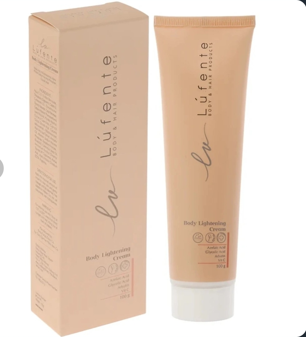 کرم روشن کننده بدن لوفنته Lufente Body Lightening Cream مناسب انواع پوست حجم100میل