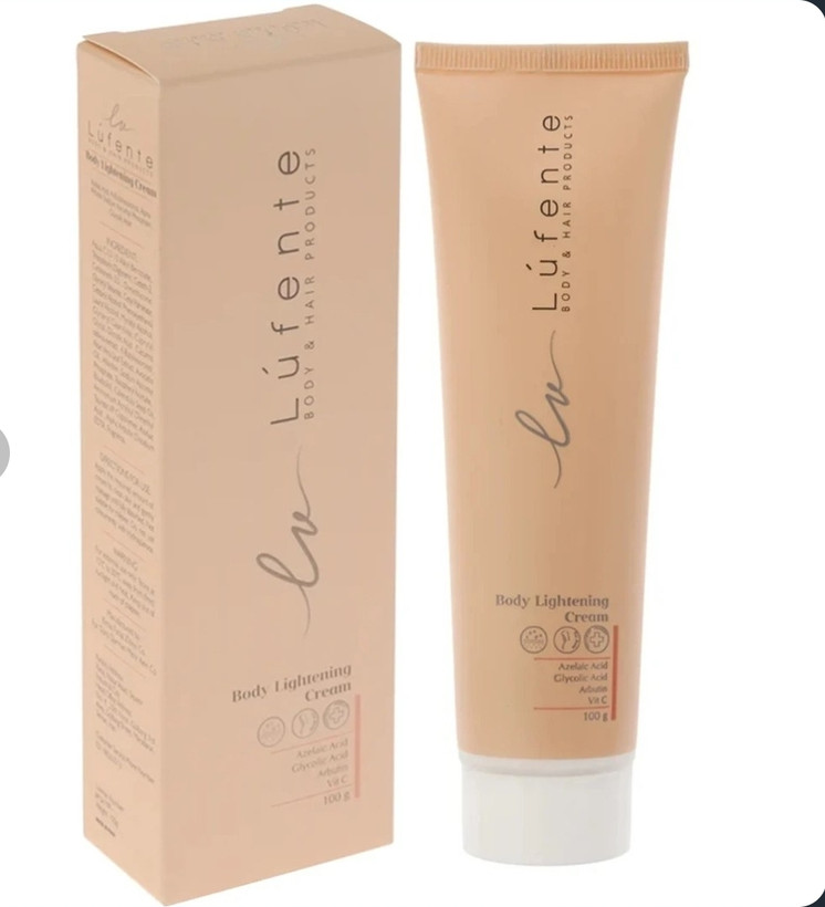 کرم روشن کننده بدن لوفنته Lufente Body Lightening Cream مناسب انواع پوست حجم100میل